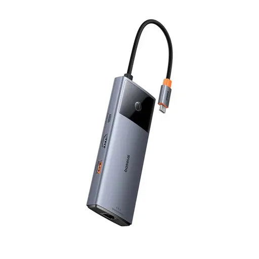 هاب 6 پورت USB-C باسئوس مدل Baseus Metal Gleam Series II با گارانتی 24 ماهه شرکتی