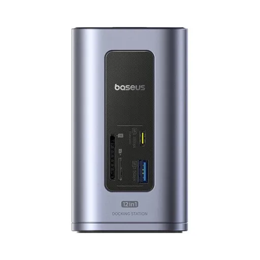 داک استیشن 12 پورت USB-C باسئوس مدل Baseus Nomos NU1 Air Spacemate B00568103813-00 با گارانتی 24 ماهه شرکتی
