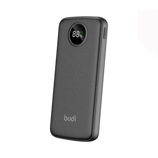 پاوربانک بودی 10000 میلی آمپر 22.5 وات مدل Budi PB820B1 با گارانتی ۱۸ ماهه شرکتی (۶ ماه تعویض)
