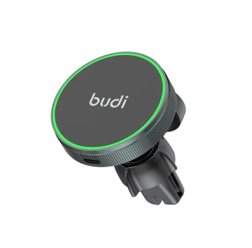 پایه نگهدارنده و شارژر بی سیم دوکاره موبایل بودی مدل Budi CM576B با گارانتی ۱۸ ماهه شرکتی (۶ ماه تعویض)