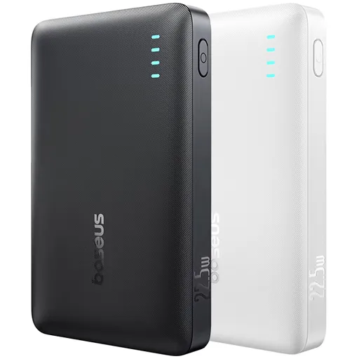 پاوربانک 10000 میلی آمپر باسئوس 22.5 وات مدل Baseus EnerFill FP21 به همراه کابل USB-C به USB-C توان 60 وات طول 0.3 متر با گارانتی 24 ماهه شرکتی