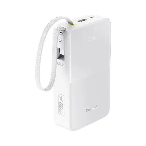 پاوربانک 20000 میلی آمپر باسئوس 22.5 وات مدل Baseus EnerFill FC51 Bipow2 Pro به همراه کابل متصل با گارانتی 24 ماهه شرکتی